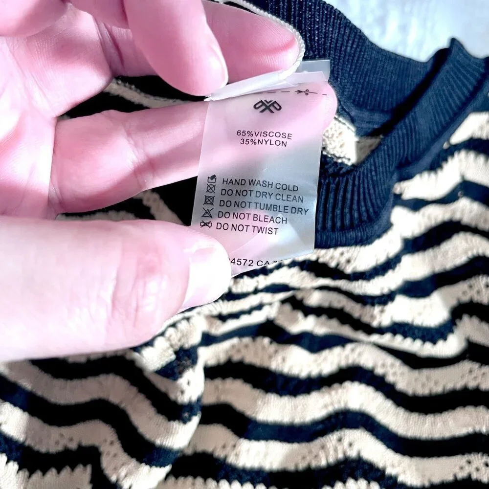 NWT PQ Swim Palmer Woven Sweater Nightfall Top M/L